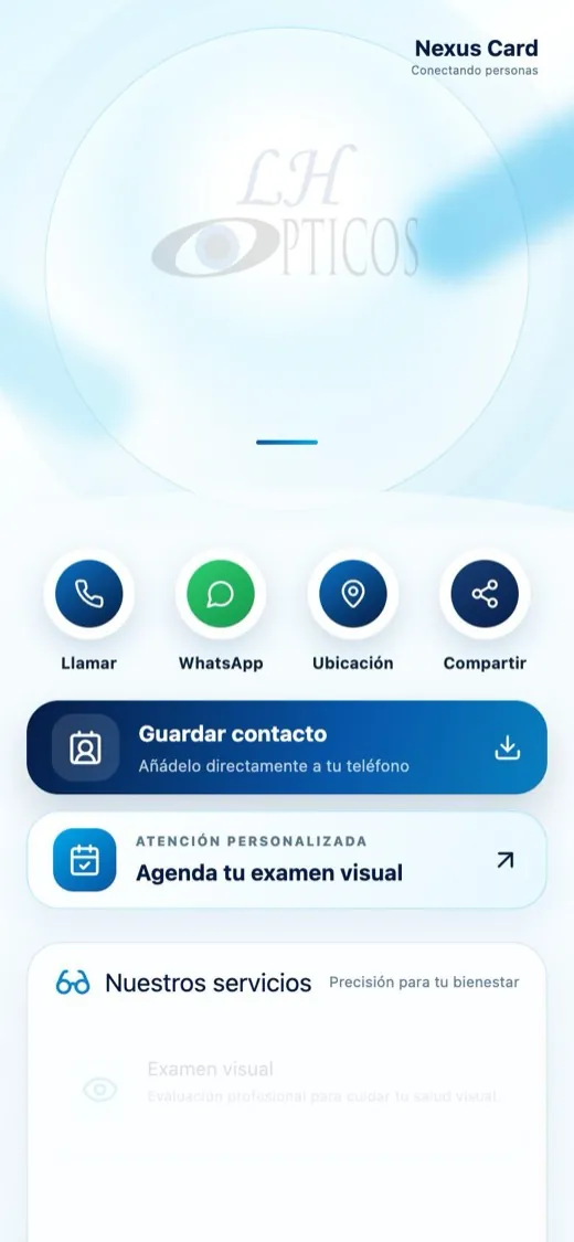 Nexus Card de LH Ópticos